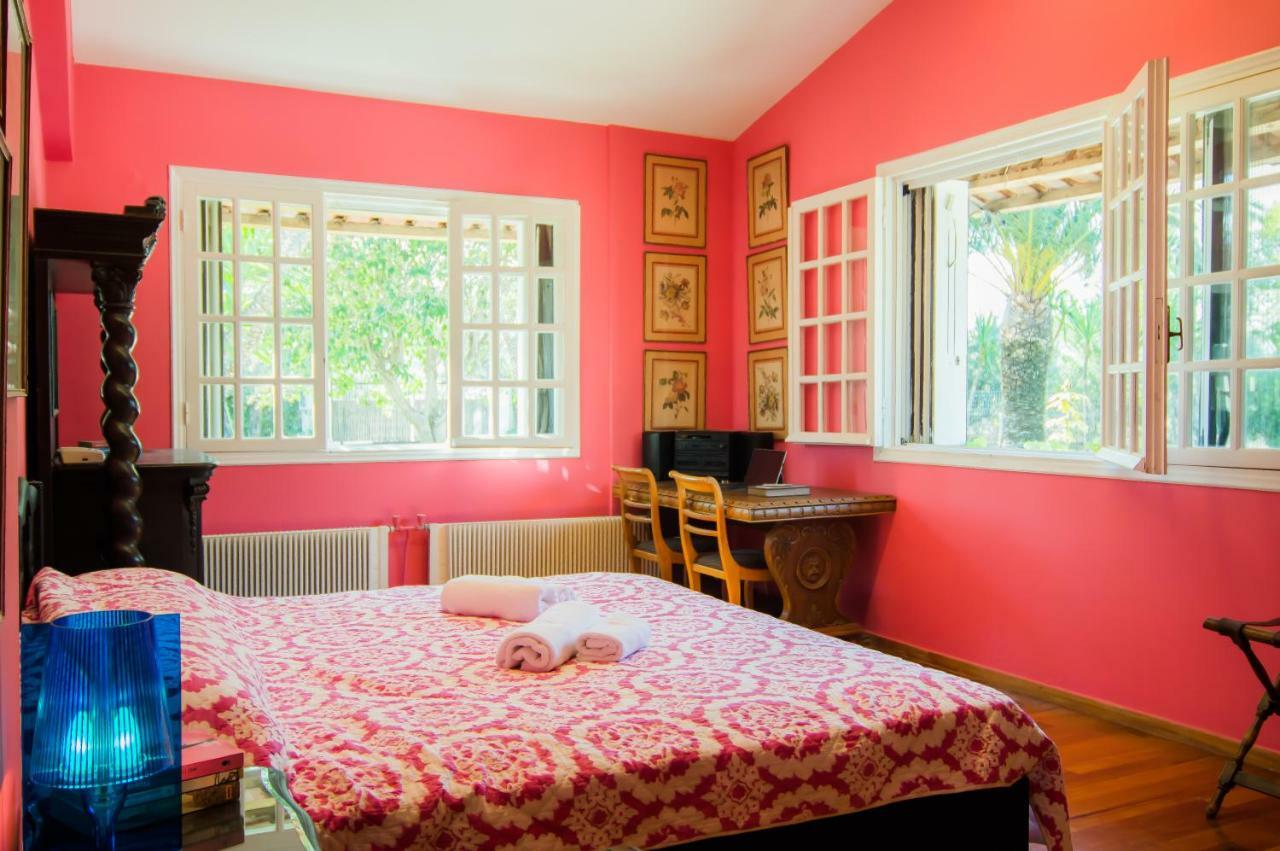 Country Villa Peloponnese With Tennis Court And Pool Zevgolateion Exterior photo